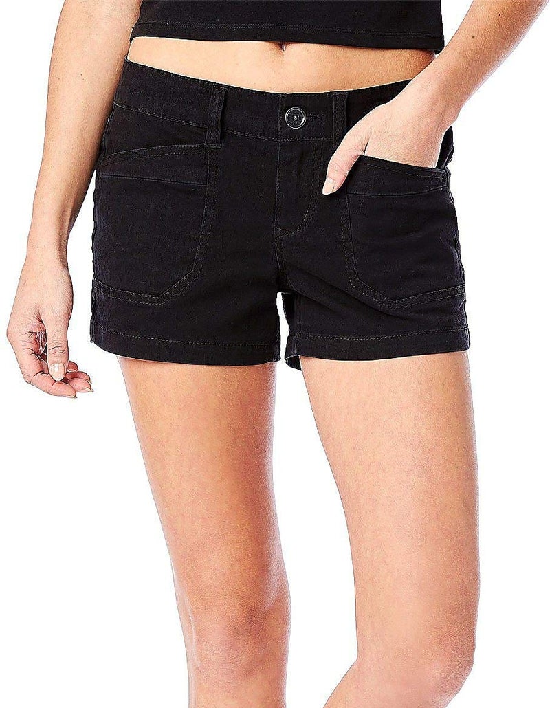UNIONBAY womens Delaney Stretch 3.5" Inseam Casual Shorts, Black, 3 US - Image 1